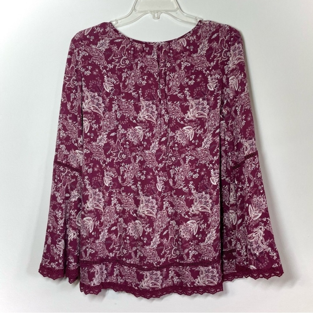 Knox Rose embroidered bell sleeve top - Picture 2 of 7